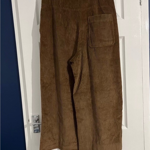 Toast Flat Front Organic Cord Culottes US 10 NWT - Picture 2 of 6